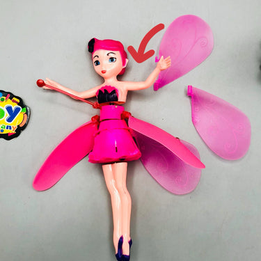 Infrared Induction Flying Fairy Doll - Minor Fault